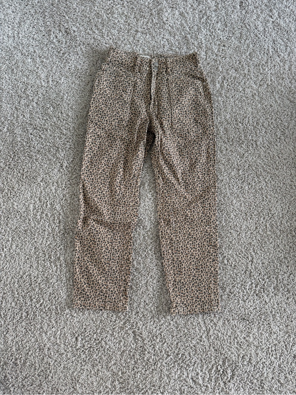 Pilcro animal print jeans